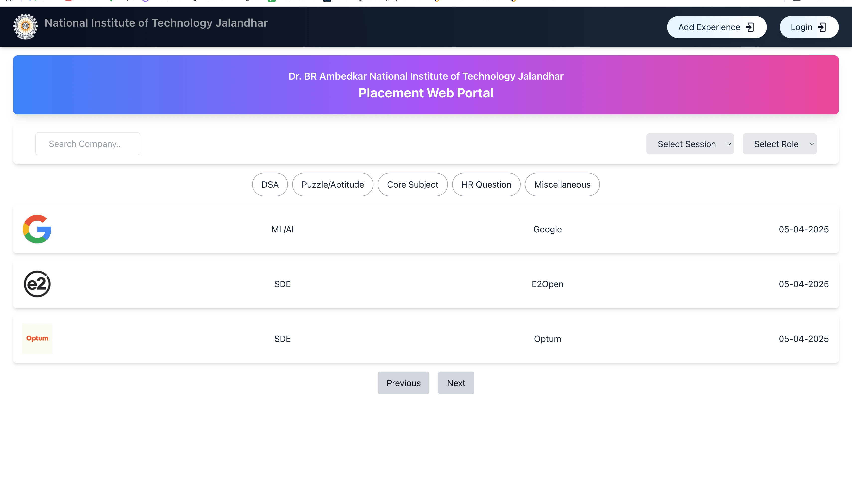 Training & Placement Portal thumbnail 2